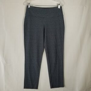 J.Jill Wearever Smooth Fit Stretch Knit Pants Womens Houndstooth Cropped Small